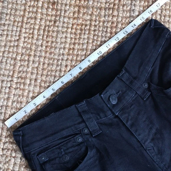 True Religion 'Rocco relaxed skinny' black jeans - Picture 12 of 13